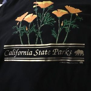 Vintage California State Park T-Shirt Poppies